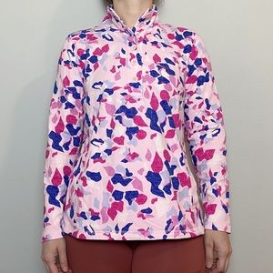 Talbots Multicolor Printed Activewear Pullover